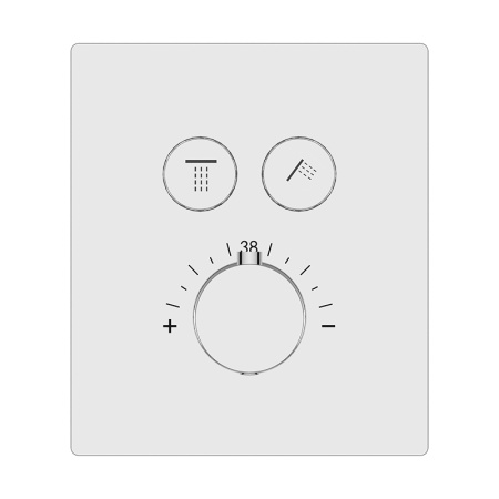 08377 Смеситель KAISER Sano скрытого монтажа с термостатом, 2-х режимный